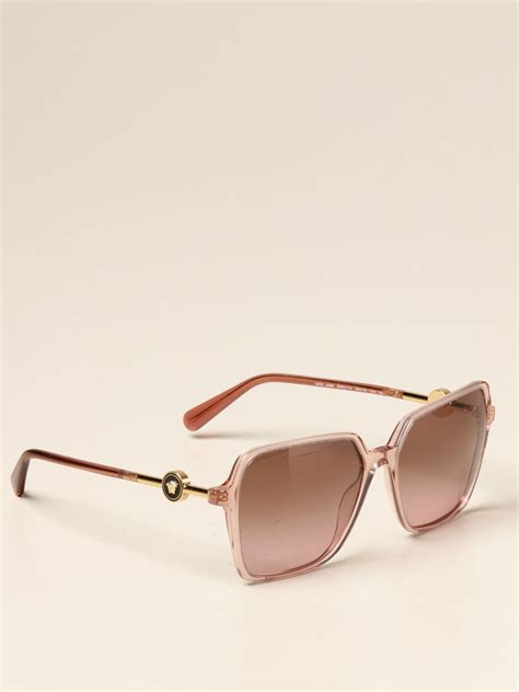 pink gold versace sunglasses.